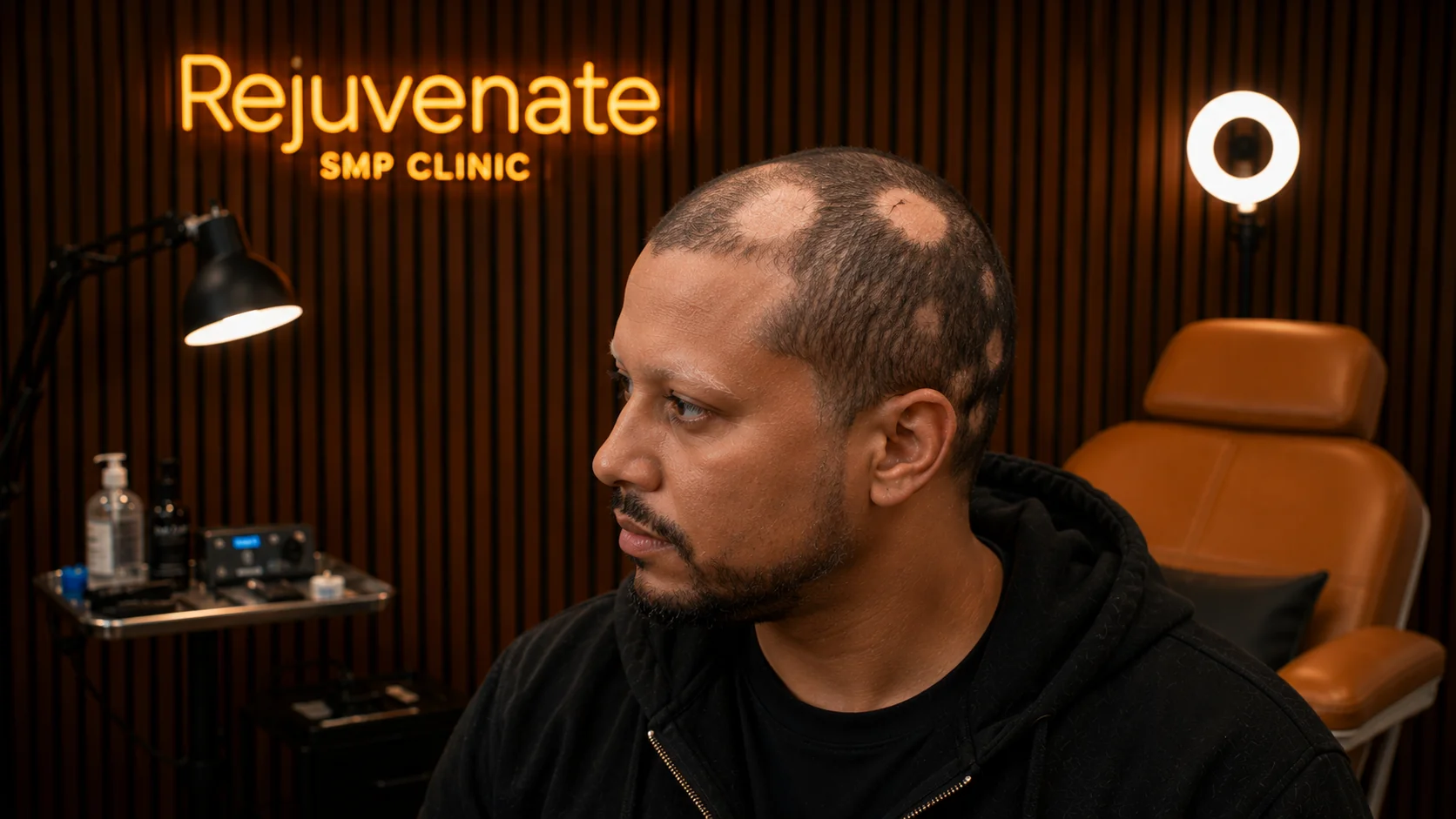 Scalp micropigmentation for alopecia by Rejuvenate SMP Clinic
