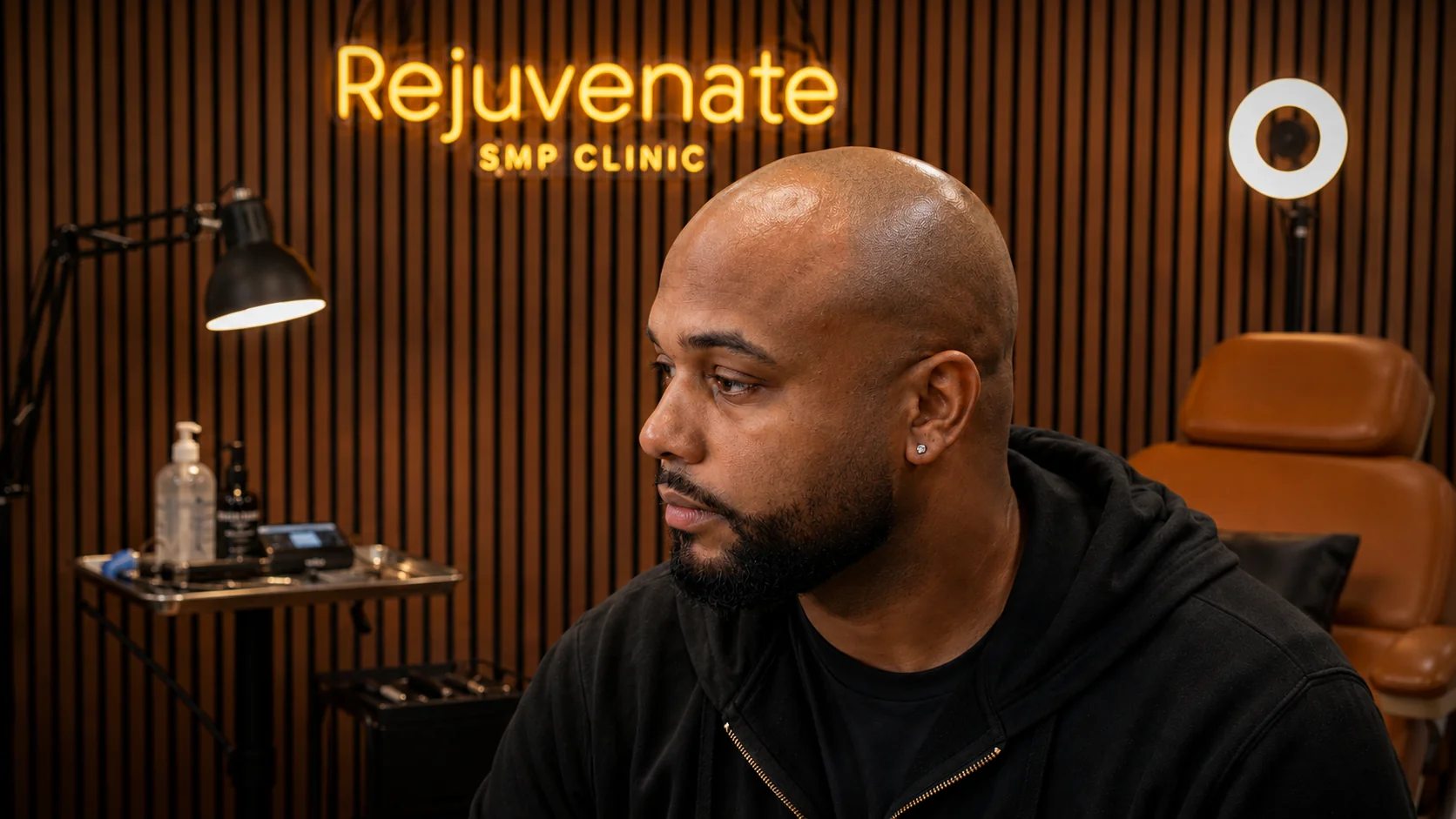 Scalp micropigmentation for balding by Rejuvenate SMP Clinic